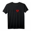 Heartbeat Proud I Love Albanien Flagge Geschenk T-Shirt – Patriotisches Souvenir für Albanien-Fans, Touristen & Unterstützer der Fußballmannschaft
