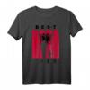 Herren Albanien Baba mit Baby - Traditionelles Vatertag T-Shirt für albanische Papas