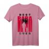 Herren Albanien Baba mit Baby - Traditionelles Vatertag T-Shirt für albanische Papas