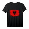 Flagge von Albanien Langarmshirt – Patriotische Kleidung mit albanischer Nationalflagge und Adler-Design