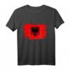 Flagge von Albanien Langarmshirt – Patriotische Kleidung mit albanischer Nationalflagge und Adler-Design