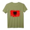 Flagge von Albanien Langarmshirt – Patriotische Kleidung mit albanischer Nationalflagge und Adler-Design