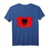 Flagge von Albanien Langarmshirt – Patriotische Kleidung mit albanischer Nationalflagge und Adler-Design