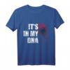 It's in my DNA Albanien Flagge T-Shirt - Stolzes Albenier Shirt mit Flagge und Fingerabdruck für Albaner in Deutschland und weltweit