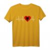 Albanische Flagge und Adler T-Shirt mit Herzfrequenz – Stolz auf Albanien & Kosovo, Perfekt als Geschenk für Albaner und Albanien-Fans