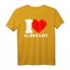 I love Albstadt - Lustiges Stadt T-Shirt für Stadtliebhaber, Fans & als Geschenk