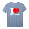 I love Albstadt - Lustiges Stadt T-Shirt für Stadtliebhaber, Fans & als Geschenk