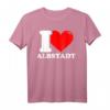I love Albstadt - Lustiges Stadt T-Shirt für Stadtliebhaber, Fans & als Geschenk