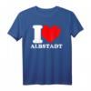 I love Albstadt - Lustiges Stadt T-Shirt für Stadtliebhaber, Fans & als Geschenk