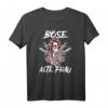 Böse alte Frau Damen Motorrad T-Shirt – Lustiges Geschenk für Oma, Mutter, Tante mit sarkastischem Spruch