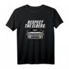 E39 5 Series - Respektiere die Ältesten T-Shirt für Autoliebhaber & E39-Clubmitglieder