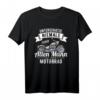 Unterschätze niemals einen alten Mann auf einem Motorrad T-Shirt – Lustiges Biker Spruch für Rentner, Opa & Vater im Ruhestand
