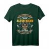 Herren Unterschätze niemals Alten Mann auf Motorrad T-Shirt – Perfekt für Motorradtreffen, Vatertag & Ruhestand mit Totenkopf Style