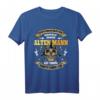 Herren Unterschätze niemals Alten Mann auf Motorrad T-Shirt – Perfekt für Motorradtreffen, Vatertag & Ruhestand mit Totenkopf Style