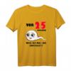 Lustiges T-Shirt zum 25. Geburtstag – Vor 25 Jahren war ich mal die Schnellste, perfektes Geschenk für Frauen mit Humor