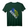 Bosnien Flagge - Krallen Used Look T-Shirt für Bosnier, Fans & Freunde – Perfektes Geschenk zum Vatertag & Geburtstag