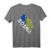 Bosnien Flagge - Krallen Used Look T-Shirt für Bosnier, Fans & Freunde – Perfektes Geschenk zum Vatertag & Geburtstag