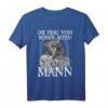 Böse alter Mann Frau T-Shirt - Lustiges Partnerlook Geschenk für Frauen zu Geburtstag, Weihnachten & Jahrestag