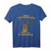 Lustiges Lederhosen-T-Shirt mit Hirschmotiv für Oktoberfest & Volksfeste – Perfekt für Männer & Jungen