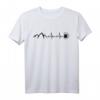 BERGE HERZSCHLAG BIER X Frequenz Puls Berg T-Shirt – Wandergeschenk für Bergliebhaber, Trekking & Outdoor-Fans