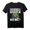 Lustiges Spruch T-Shirt 'Es Gibt Wichtigeres Als Angeln Nur Was' – Perfektes Geschenk für Angler, Väter & Hobbyfischer zum Vatertag, Weihnachten & Geburtstag