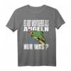 Lustiges Spruch T-Shirt 'Es Gibt Wichtigeres Als Angeln Nur Was' – Perfektes Geschenk für Angler, Väter & Hobbyfischer zum Vatertag, Weihnachten & Geburtstag