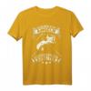 Geboren zum Angeln gezwungen zum Arbeiten - Lustiges Angler T-Shirt für Hobby- und Profiangler, perfekt für Angelausflüge und Fischer