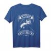 Geboren zum Angeln gezwungen zum Arbeiten - Lustiges Angler T-Shirt für Hobby- und Profiangler, perfekt für Angelausflüge und Fischer