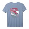 Witziges Angler Schlucken Baby nicht spucken T-Shirt – Lustiges Fischerei Shirt für Angler und Fischer, Geschenkidee für Natur- und Meeresliebhaber