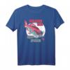 Witziges Angler Schlucken Baby nicht spucken T-Shirt – Lustiges Fischerei Shirt für Angler und Fischer, Geschenkidee für Natur- und Meeresliebhaber