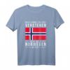 Wenn Du In Norwegen Warst Skandinavien Camping Angeln Angler T-Shirt – Lustiges Geschenk für Angler und Camper im Angelurlaub