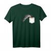 Angler T-Shirt für Fischer - Geschenkidee für Männer, HapKoala, mit Brusttasche & Hecht Design
