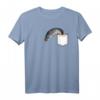 Angler T-Shirt für Fischer - Geschenkidee für Männer, HapKoala, mit Brusttasche & Hecht Design