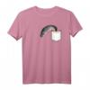 Angler T-Shirt für Fischer - Geschenkidee für Männer, HapKoala, mit Brusttasche & Hecht Design