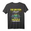 Angler Geburtstag T-Shirt im März - Witziges Geschenk für Angler, Väter & Freunde zum Geburtstag