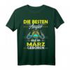 Angler Geburtstag T-Shirt im März - Witziges Geschenk für Angler, Väter & Freunde zum Geburtstag