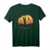 Angler Fischer Angeln Sonnenuntergang Retro Vintage T-Shirt – Klassisch geschnitten, perfekt für Angler und Fischliebhaber