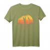 Angler Fischer Angeln Sonnenuntergang Retro Vintage T-Shirt – Klassisch geschnitten, perfekt für Angler und Fischliebhaber