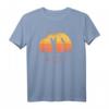 Angler Fischer Angeln Sonnenuntergang Retro Vintage T-Shirt – Klassisch geschnitten, perfekt für Angler und Fischliebhaber