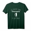 Ich brauche keine Therapie ich geh angeln T-Shirt - Perfektes Geschenk für Angler, Fischer & Hobbyangler zu Weihnachten, Geburtstag oder Prüfung