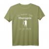 Ich brauche keine Therapie ich geh angeln T-Shirt - Perfektes Geschenk für Angler, Fischer & Hobbyangler zu Weihnachten, Geburtstag oder Prüfung