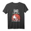 Ü40 Angeln Geschenk - Lustiges T-Shirt mit Spruch für Männer über 40, Papa, Opa & Angelbegeisterte zu Geburtstag, Weihnachten & Vatertag