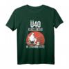 Ü40 Angeln Geschenk - Lustiges T-Shirt mit Spruch für Männer über 40, Papa, Opa & Angelbegeisterte zu Geburtstag, Weihnachten & Vatertag