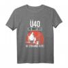 Ü40 Angeln Geschenk - Lustiges T-Shirt mit Spruch für Männer über 40, Papa, Opa & Angelbegeisterte zu Geburtstag, Weihnachten & Vatertag