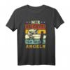 HapKoala Mir reichts ich geh angeln T-Shirt – Humoriges Geschenk für Angler zum runden Geburtstag