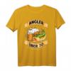 Angeln und Bier T-Shirt für 70 Jahre – Lustiges Geburtstagsgeschenk für Angler und Bierfans zum Jubiläum