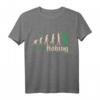 Evolution of fishing Lustiges Angel T-Shirt mit Spruch – Perfekt für Angler, Fischer und Hobbyangler als Geschenk für Geburtstag, Weihnachten, Ostern, Vatertag oder Urlaub