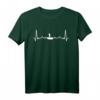 Herzrhythmus Angler Angeln Fischen T-Shirt – Perfekt für Angelausflüge, Fischliebhaber & Angler-Urlaub