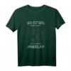 HapKoala Angler T-Shirt mit Fischgräte und Wasser-Motiv – Perfektes Geschenk für Fischer, Kapitäne und Wassersportliebhaber