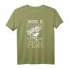 Fischer Geschenk - Lustiges 'Work Is For People Who Can't Fish' T-Shirt für Angler, Fischer & Freunde - Perfektes Geschenk für Geburtstag, Vatertag & Weihnachten